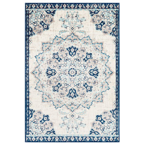 In Stock Trebloc Updated Traditional Farmhouse Area Rug Contemporary Area Rugs By Hauteloom Houzz