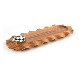Courtly Check Bread & Oil Set | MacKenzie-Childs - Serving Utensils