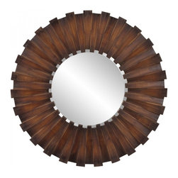www.essentialsinside.com: woodlawn round framed wall mirror - Wall Mirrors