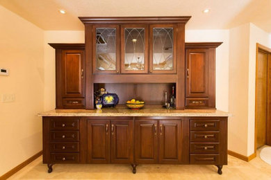Elegant home bar photo in Other