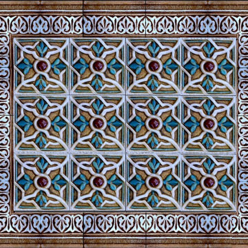 Arabesque Moorish backsplash concept
