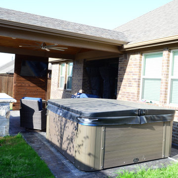 Covered Patio Addition In Fate TX