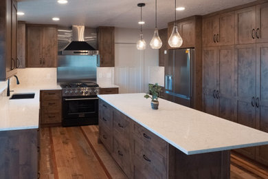 Inspiration for a craftsman kitchen remodel in Salt Lake City