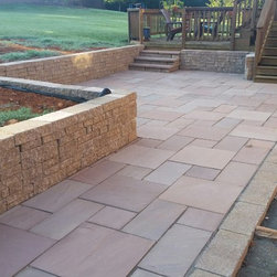 Pattern Cut Flagstone, Autumn Brown - Landscaping Stones And Pavers