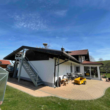 Wohnungserweiterung Aufstockung auf Garage