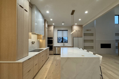 Inspiration for a modern kitchen remodel in Indianapolis