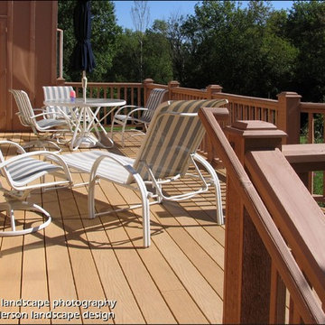 Tea House Retreat - Overlook Deck. Minnesota Deck Design.
