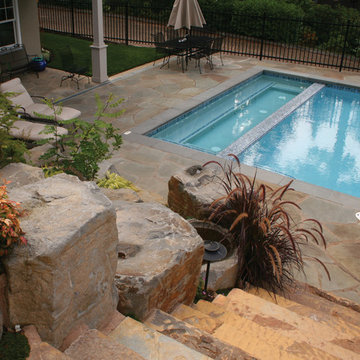 Bluestone Patio, Pioneer Slab Staircase