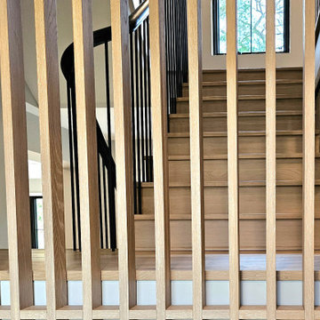 Project #115 | Staircase with Continuous Rail System Without Newels