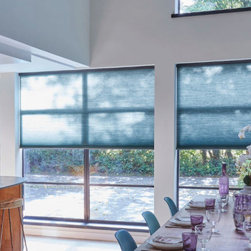 Silk Deep Balsam Electric Duette&reg; Blinds - Window Blinds