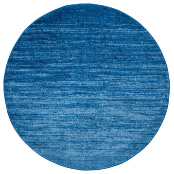 Safavieh Adirondack Collection ADR113 Rug, Light Blue/Dark Blue, 6' Round