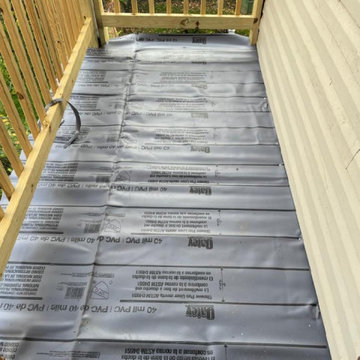 Baltimore | Install Membrane & Pressure-Treated Wood Boards On Outside Balcony