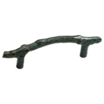 Schaub and Company 783 Mountain 4" Rustic Lodge Branch Handle - Verde Imperial