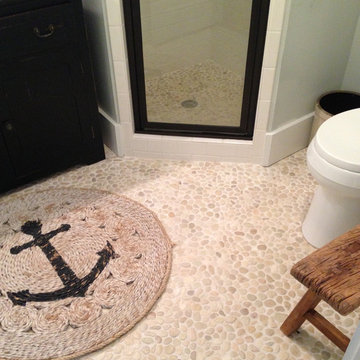 Pebble Tile Installation Photos