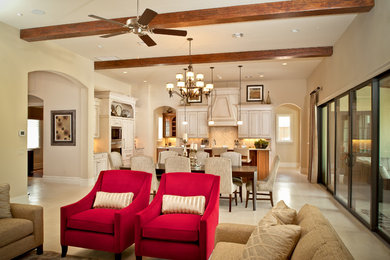 Inspiration for a transitional home design remodel in Orlando