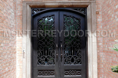 Front iron doors