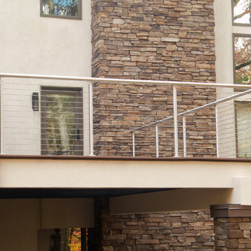 Stainless Steel Round Cable Railing System in Bechtelsville, PA