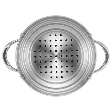 Classic Stainless Steel Universal Covered Steamer Insert
