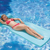 74" Icy Blue Floating Foam Swimming Pool Mattress Lounger with Head Rest
