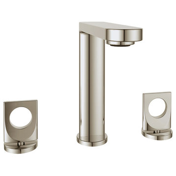 Fresh Widespread Faucet Knobs and Drain, Polished Nickel