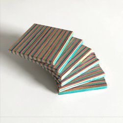 Recycled Skateboard Coasters - Products