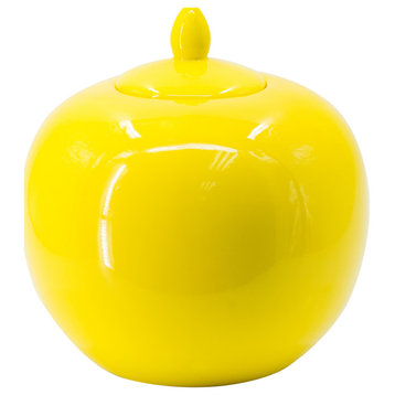 Yellow Lid Jar