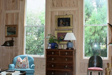 Example of a classic family room design in Atlanta