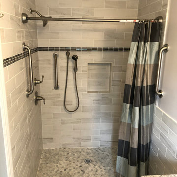 Complete Remodel with Barrier-Free, Handicap Accessible Shower