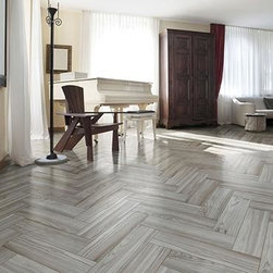 Knoxwood Grey 6 x 24 Glazed Porcelain Tile - Flooring