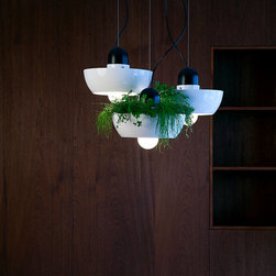 Well Light Planter - Pendant Lighting