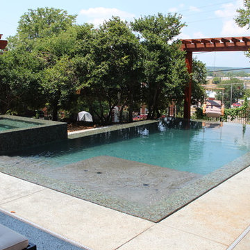 Perimeter Overflow Pool Midtown Tulsa