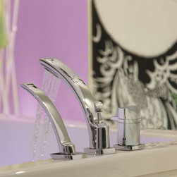 Riobel Salome Roman Tub Set- 3 Piece - Tub And Shower Faucet Sets