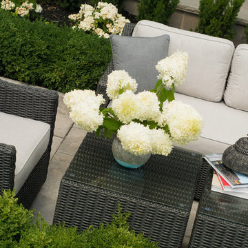 Bretton Slim love seat set - Brad's house