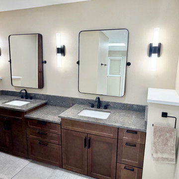 Tub to Shower Conversion in a Belle Isle Primary Bathroom