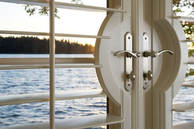 French Door Cutouts on Plantation Shutters