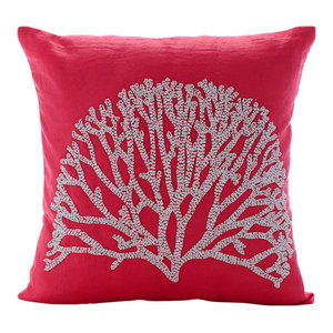 Blooming Tree Pillow Cover Modern Decorative Pillows By