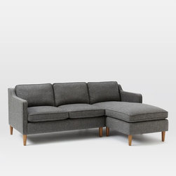 Hamilton 2-Piece Upholstered Chaise Sectional - Sectional Sofas