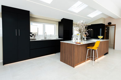 Inspiration for a contemporary kitchen in Dorset.