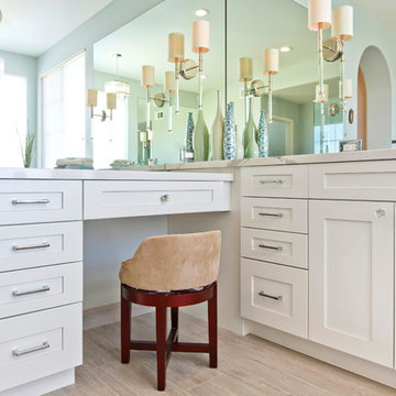 Carlsbad White Shaker Contemporary Bath