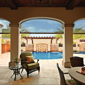 Motorized Retractable Screens for Patios & Porches - Phantom Executive Screens