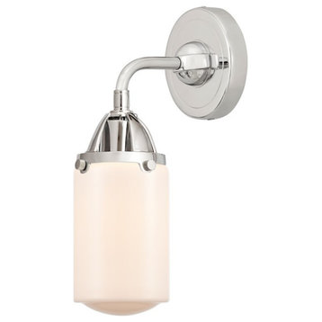 Innovations Dover 1 Light 4.5" Sconce, LED, PC/Frosted