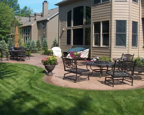 Slate Stamped Concrete | Houzz