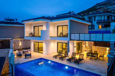 Example of a trendy pool design in Other
