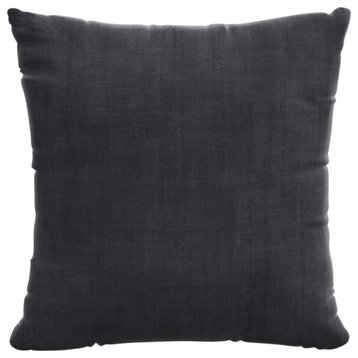 Red from Scalamandre by Cloth & Company 20" Decorative Pillow, Lewis Carbon