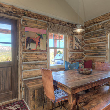 Cozy Big Sky Montana Ski Cabin Interior Design