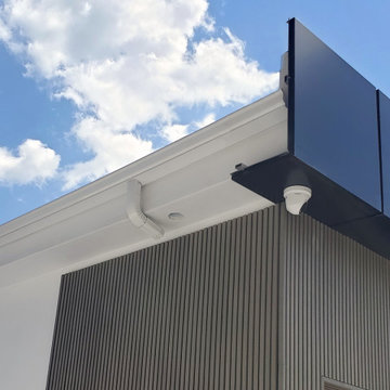 Aluminum Composite Panel (ACP / ACM) Gutter Lining and Soffit System in LA, CA