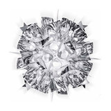 Veli designer ceiling light in silver, 53 cm