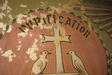 Sts. Peter & Paul Catholic Church: Plaster & Mural Restoration, Clerestory South