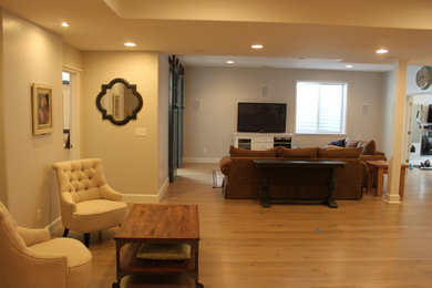Minimalist basement photo in Denver