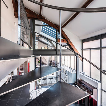 Maison loft dans un ancien atelier